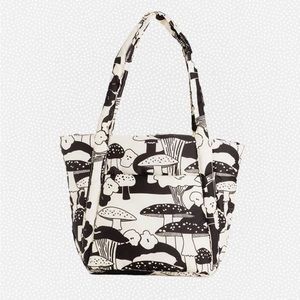 Baggu puffy mini tote - mushroom
